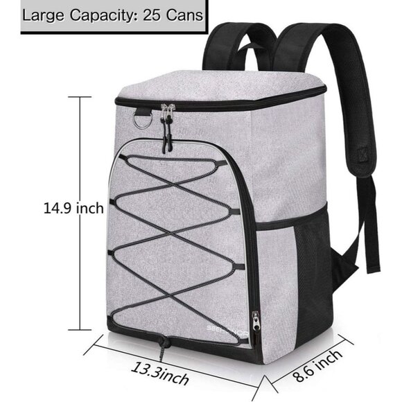 SEEHONOR Insulated Cooler Backpack Leakproof Soft - Picture 2 of 7
